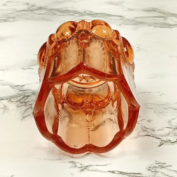 Degenhart Glass Beaded Oval Trinket Toothpick Paperweight Vintage - Picture 5 of 6